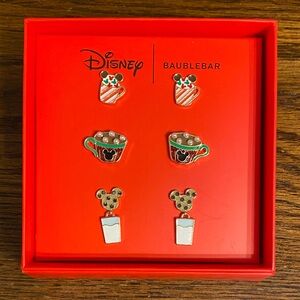 Disney BaubleBar Holiday Earrings Set